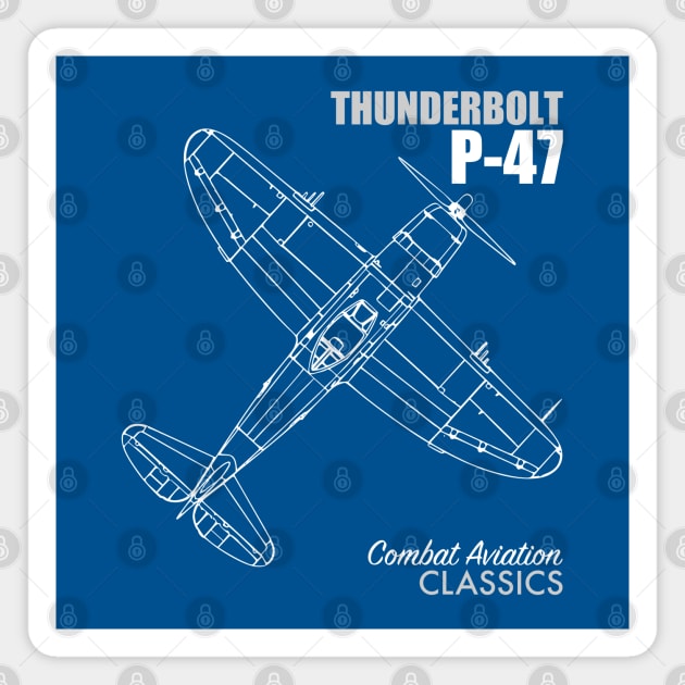 P-47 Thunderbolt Magnet by TCP